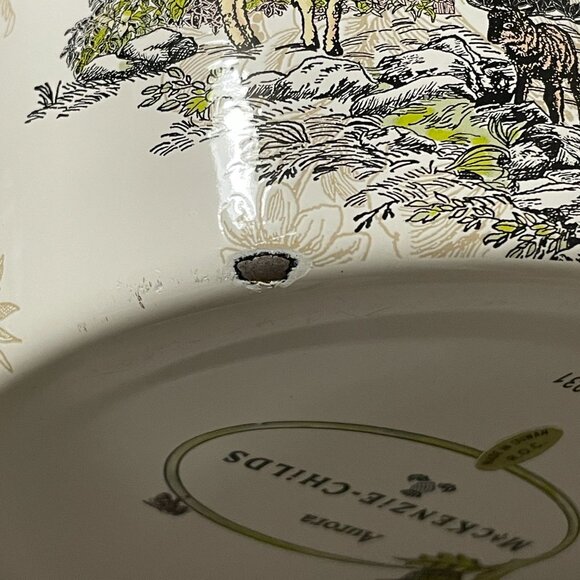 MacKenzie-Childs 30th Anniversary Aurora Collection Enamel Ice Bucket 2013 RARE - Picture 13 of 14